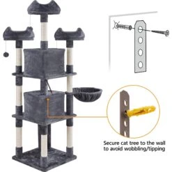Yaheetech 76-in Multi-Level Cat Tree 19 Yaheetech 76-in Multi-Level Cat Tree -Almo nature Sales 705062 PT8. AC SS1800 V1686153352