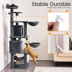 Yaheetech 69-in 4-Level Plush Cat Tree -Almo nature Sales 705134 PT8. AC SS1800 V1686153899