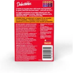 Hartz Delectables Stew Non-Seafood Lickable Cat Treats Variety Pack, 1.4-oz Pouch, 6 Count -Almo nature Sales 722070 PT2. AC SS1800 V1670966766