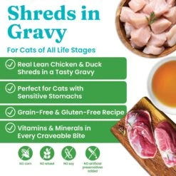 Solid Gold Nature's Harmony Chicken & Duck Recipe In Gravy Grain-Free Wet Cat Food, 2.8-oz-can, 24 Count -Almo nature Sales 739142 PT1. AC SS1800 V1670945718