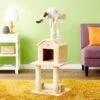 Go Pet Club 45-in Faux Fur Cat Tree & Condo -Almo nature Sales 74000 MAIN. AC SS1800 V1569621582