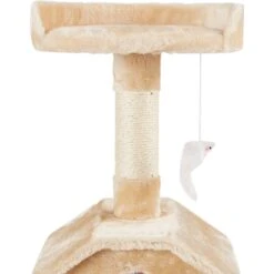 Go Pet Club 45-in Faux Fur Cat Tree & Condo -Almo nature Sales 74000 PT2. AC SS1800 V1504040778