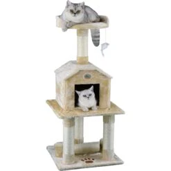 Go Pet Club 45-in Faux Fur Cat Tree & Condo -Almo nature Sales 74000 PT5. AC SS1800 V1510350713