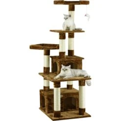 Go Pet Club 67-in Faux Fur Cat Tree & Condo 11 Go Pet Club 67-in Faux Fur Cat Tree & Condo -Almo nature Sales 74018 PT2. AC SS1800 V1702056823