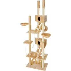 Go Pet Club 106-in Floor-to-Ceiling Faux Fur Cat Tree & Condo -Almo nature Sales 74051 PT1. AC SS1800 V1569621038