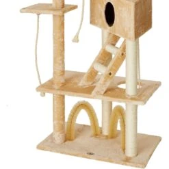Go Pet Club 106-in Floor-to-Ceiling Faux Fur Cat Tree & Condo -Almo nature Sales 74051 PT3. AC SS1800 V1500384640