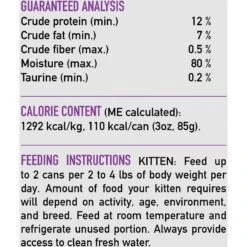 ORIJEN Kitten Recipe Chicken + Salmon Entree In Bone Broth Wet Cat Food 15 ORIJEN Kitten Recipe Chicken + Salmon Entree In Bone Broth Wet Cat Food -Almo nature Sales 741350 PT7. AC SS1800 V1681756074