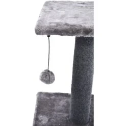 Cat Craft 2 Tier Plush Pedestal Cat Scratching Post & Platform Lounge With Hanging Cat Toy, Grey 13 Cat Craft 2 Tier Plush Pedestal Cat Scratching Post & Platform Lounge With Hanging Cat Toy, Grey -Almo nature Sales 744686 PT4. AC SS1800 V1689974811