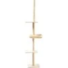Cat Craft 4-Level Adjustable Climbing & Perch Cat Tree With Bolstered Cat Bed, Cream, X-Large -Almo nature Sales 744830 MAIN. AC SS1800 V1674080523