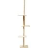 Cat Craft 4-Level Adjustable Climbing & Perch Cat Tree With Scratch Mat Post, Cream, X-Large -Almo nature Sales 744846 MAIN. AC SS1800 V1674080177