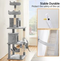 Yaheetech 70.5-inch Multi Level Sisal Cat Tree -Almo nature Sales 746934 PT7. AC SS1800 V1671647326