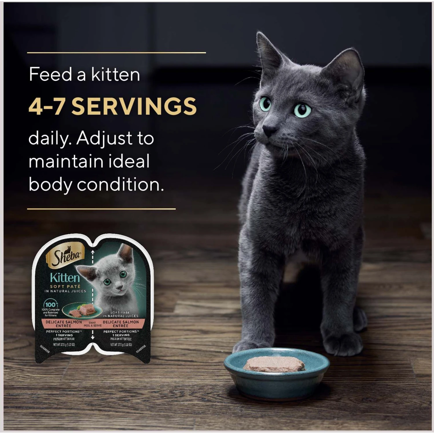 Sheba Perfect Portions Kitten Salmon Soft Pate Wet Cat Food 9 Sheba Perfect Portions Kitten Salmon Soft Pate Wet Cat Food - Image 7