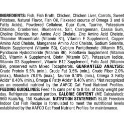 Blue Buffalo Freedom Indoor Adult Fish Recipe Grain-Free Canned Cat Food -Almo nature Sales 75598 PT2. AC SS1800 V1585083404