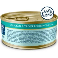 Blue Buffalo Wilderness Wild Delights Flaked Chicken & Trout Grain-Free Canned Cat Food -Almo nature Sales 75646 PT1. AC SS1800 V1646787991