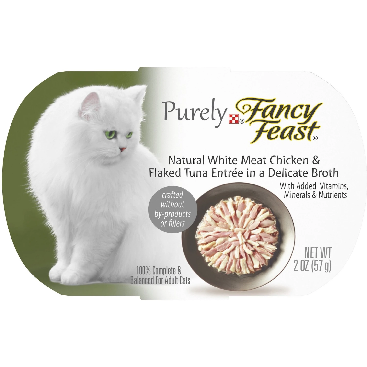 Fancy Feast Purely White Meat Chicken & Flaked Tuna Wet Cat Food 3 Fancy Feast Purely White Meat Chicken & Flaked Tuna Wet Cat Food