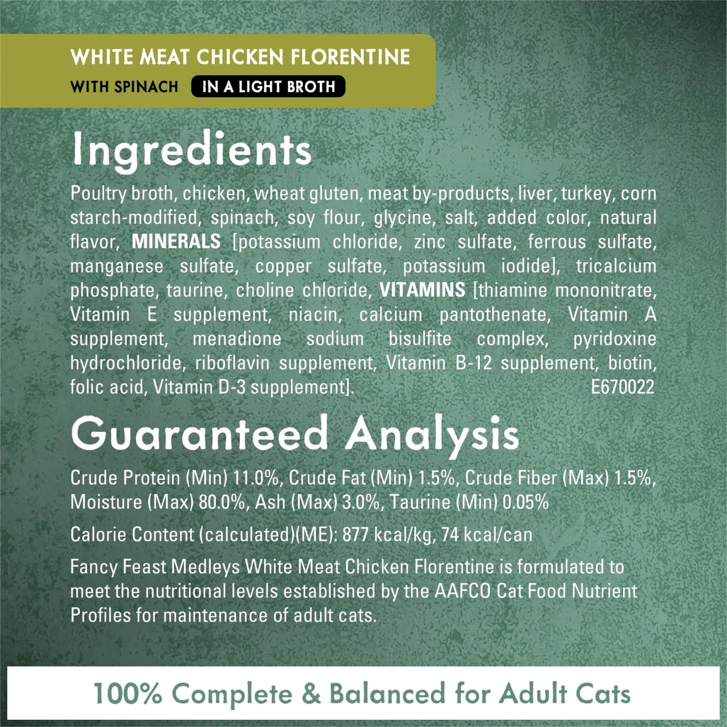 Fancy Feast Medleys Florentine Collection Pack Canned Cat Food 8 Fancy Feast Medleys Florentine Collection Pack Canned Cat Food - Image 6