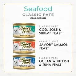 Fancy Feast Classic Seafood Feast Variety Pack Canned Cat Food -Almo nature Sales 76047 PT1. AC SS1800 V1695499670