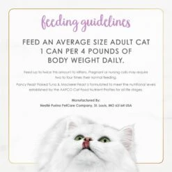 Fancy Feast Flaked Tuna & Mackerel Feast Wet Cat Food 18 Fancy Feast Flaked Tuna & Mackerel Feast Wet Cat Food -Almo nature Sales 76061 PT7. AC SS1800 V1700170158