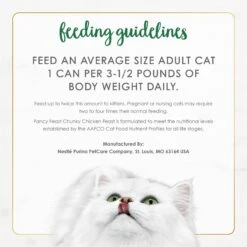 Fancy Feast Chicken Feast Chunky Pate Wet Cat Food -Almo nature Sales 76065 PT8. AC SS1800 V1694021714