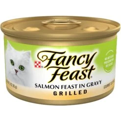 Fancy Feast Grilled Salmon Feast In Gravy Canned Cat Food
