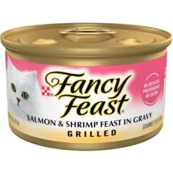 Fancy Feast Grilled Salmon & Shrimp Feast In Gravy Canned Cat Food
