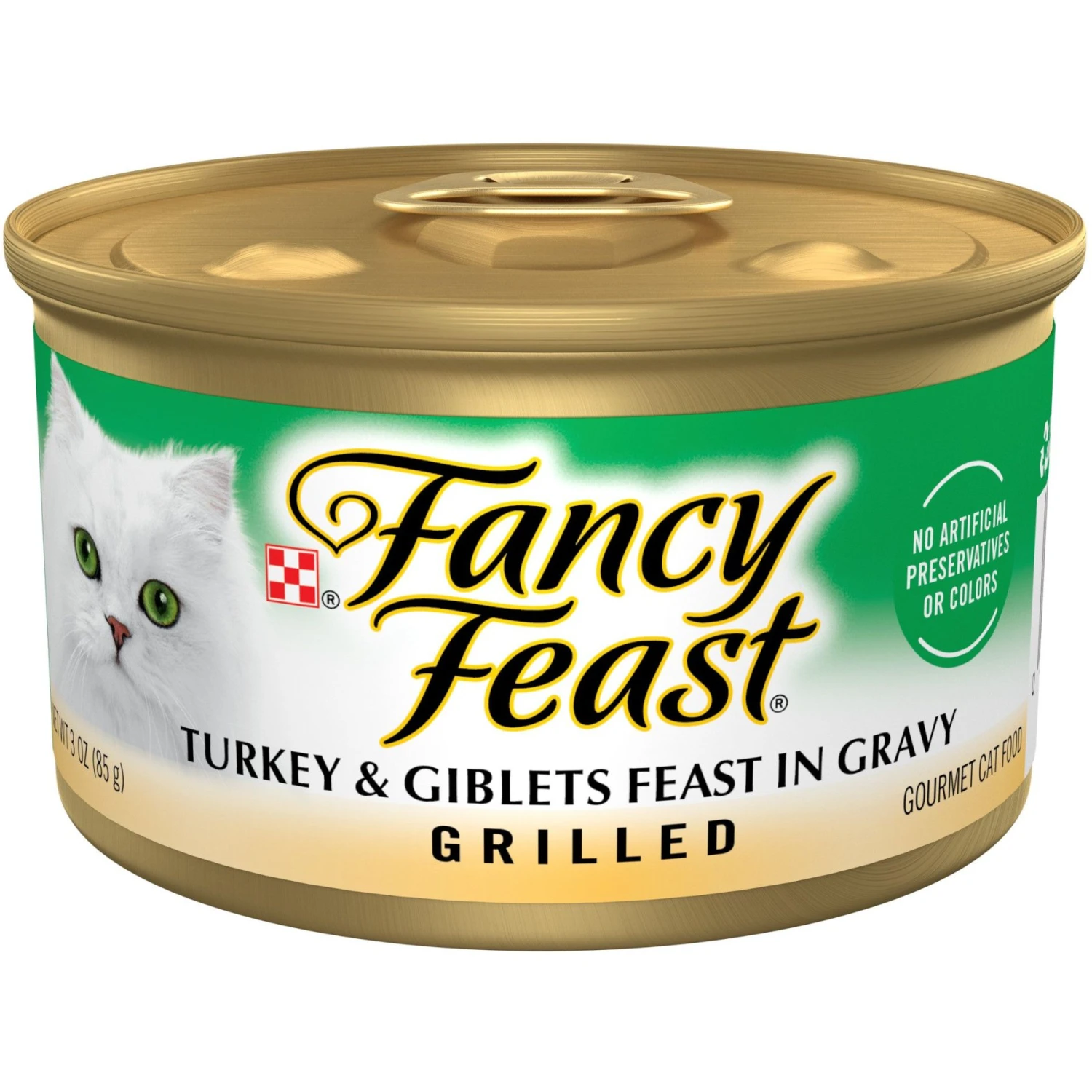 Fancy Feast Grilled Turkey & Giblets Feast In Gravy Canned Cat Food 3 Fancy Feast Grilled Turkey & Giblets Feast In Gravy Canned Cat Food