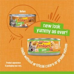 Friskies Classic Pate Liver & Chicken Dinner Canned Cat Food -Almo nature Sales 76184 PT2. AC SS1800 V1699391911
