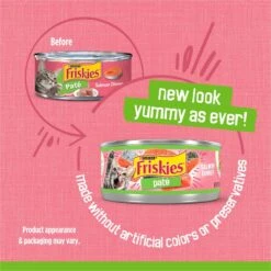 Friskies Pate Salmon Dinner Canned Cat Food -Almo nature Sales 76196 PT2. AC SS1800 V1700157405