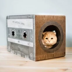 District 70 MIXTAPE Retro Cardboard Cat Scratcher, Large -Almo nature Sales 762094 PT4. AC SS1800 V1675868099