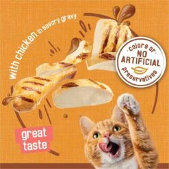 Friskies Extra Gravy Chunky With Chicken In Savory Gravy Canned Cat Food -Almo nature Sales 76290 PT3. AC SS1800 V1700161285