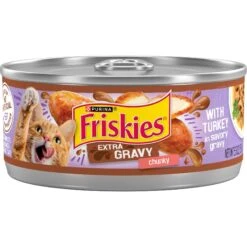 Friskies Extra Gravy Chunky With Turkey In Savory Gravy Canned Cat Food