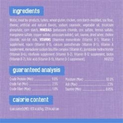 Friskies Savory Shreds Turkey & Cheese Dinner In Gravy Canned Cat Food 17 Friskies Savory Shreds Turkey & Cheese Dinner In Gravy Canned Cat Food -Almo nature Sales 76356 PT6. AC SS1800 V1700159054