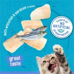 Friskies Savory Shreds With Whitefish & Sardines In Sauce Canned Cat Food 14 Friskies Savory Shreds With Whitefish & Sardines In Sauce Canned Cat Food -Almo nature Sales 76360 PT3. AC SS1800 V1700156468