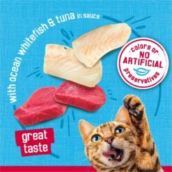 Friskies Prime Filets With Ocean Whitefish & Tuna In Sauce Canned Cat Food -Almo nature Sales 76393 PT3. AC SS1800 V1700160540