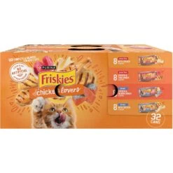 Friskies Chicken Lovers Variety Pack Canned Cat Food