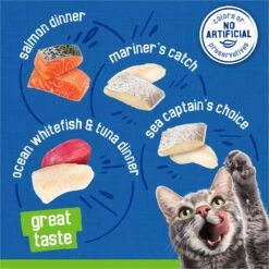 Purina Friskies Seafood Favorites Wet Cat Food Variety Pack, 5.5-oz Can, Case Of 32 -Almo nature Sales 76428 PT2. AC SS1800 V1700157151