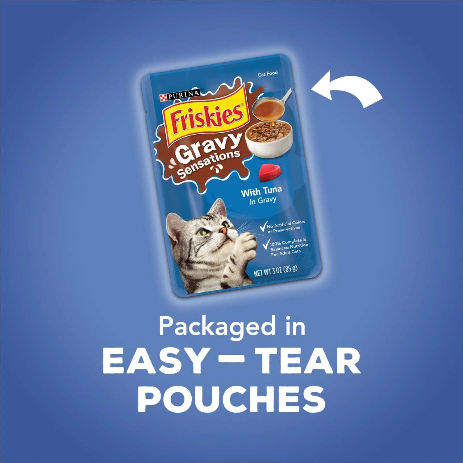 Friskies Gravy Sensations Seafood Favorites Wet Cat Food Pouches 7 Friskies Gravy Sensations Seafood Favorites Wet Cat Food Pouches - Image 5