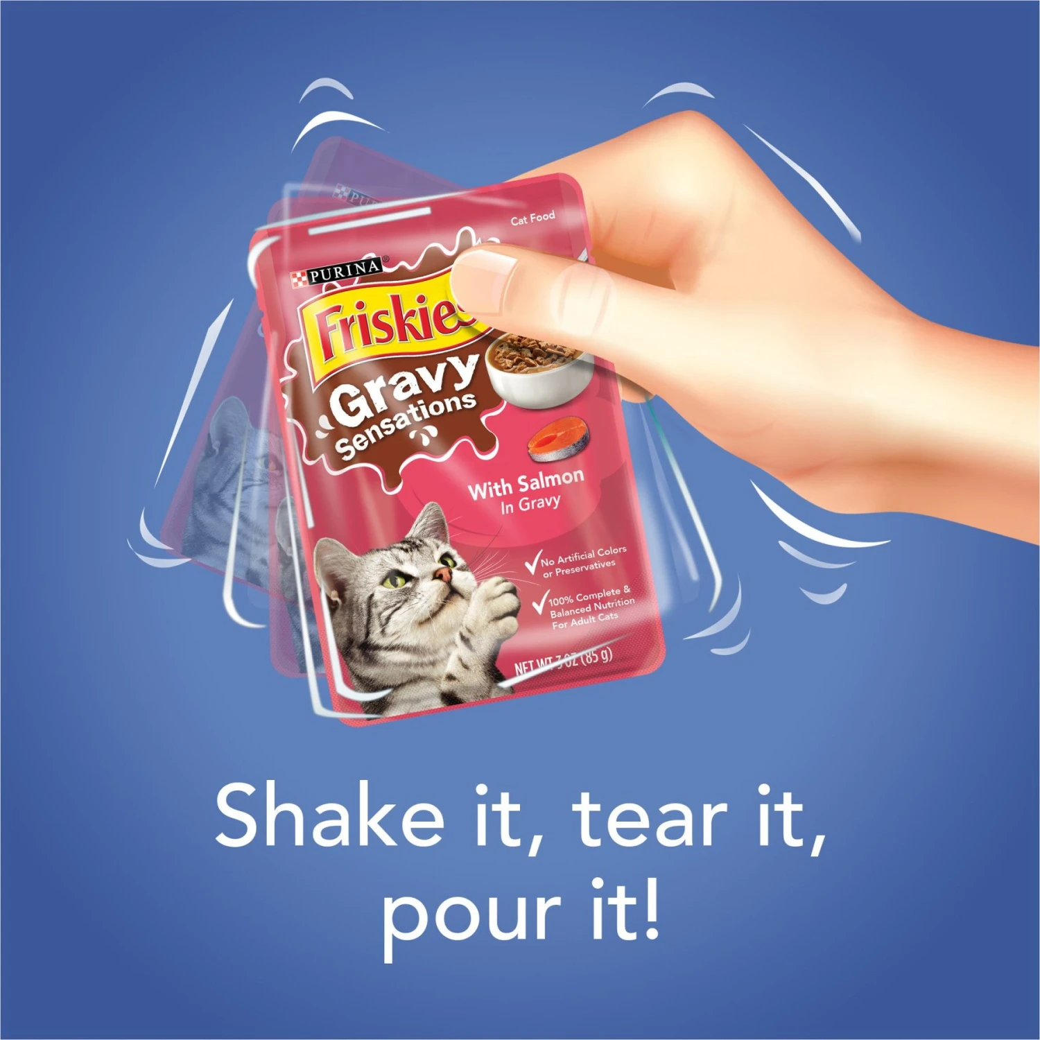 Friskies Gravy Sensations Seafood Favorites Wet Cat Food Pouches 10 Friskies Gravy Sensations Seafood Favorites Wet Cat Food Pouches - Image 8