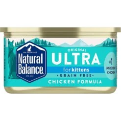 Natural Balance Original Ultra Grain-Free Chicken Recipe Canned Kitten Food, 3-oz Can, Case Of 24