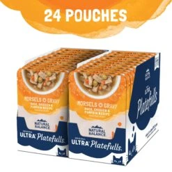 Natural Balance Platefulls Indoor Formula Duck, Chicken & Pumpkin Formula In Gravy Grain-Free Cat Food Pouches 14 Natural Balance Platefulls Indoor Formula Duck, Chicken & Pumpkin Formula In Gravy Grain-Free Cat Food Pouches -Almo nature Sales 76560 PT3. AC SS1800 V1677518681