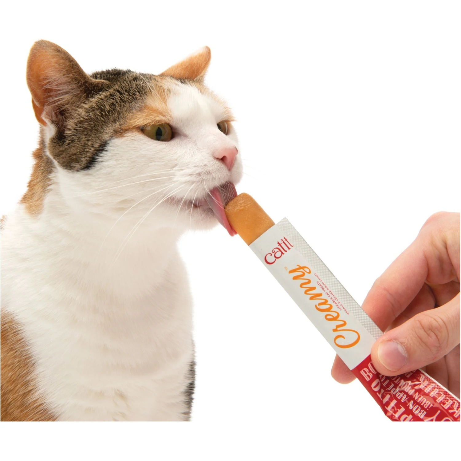 Catit Creamy Salmon Flavor Lickable Cat Treats 6 Catit Creamy Salmon Flavor Lickable Cat Treats - Image 4