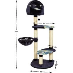 MidWest Feline Nuvo Resort 60-in Faux Fur Cat Tree -Almo nature Sales 80352 PT7. AC SS1800 V1525271917