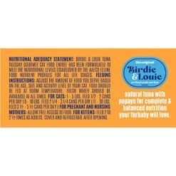 Birdie & Louie Tuna & Papaya Flavored Chunks In Gravy Canned Cat Food, 3-oz, Case Of 12 -Almo nature Sales 806238 PT2. AC SS1800 V1679069145