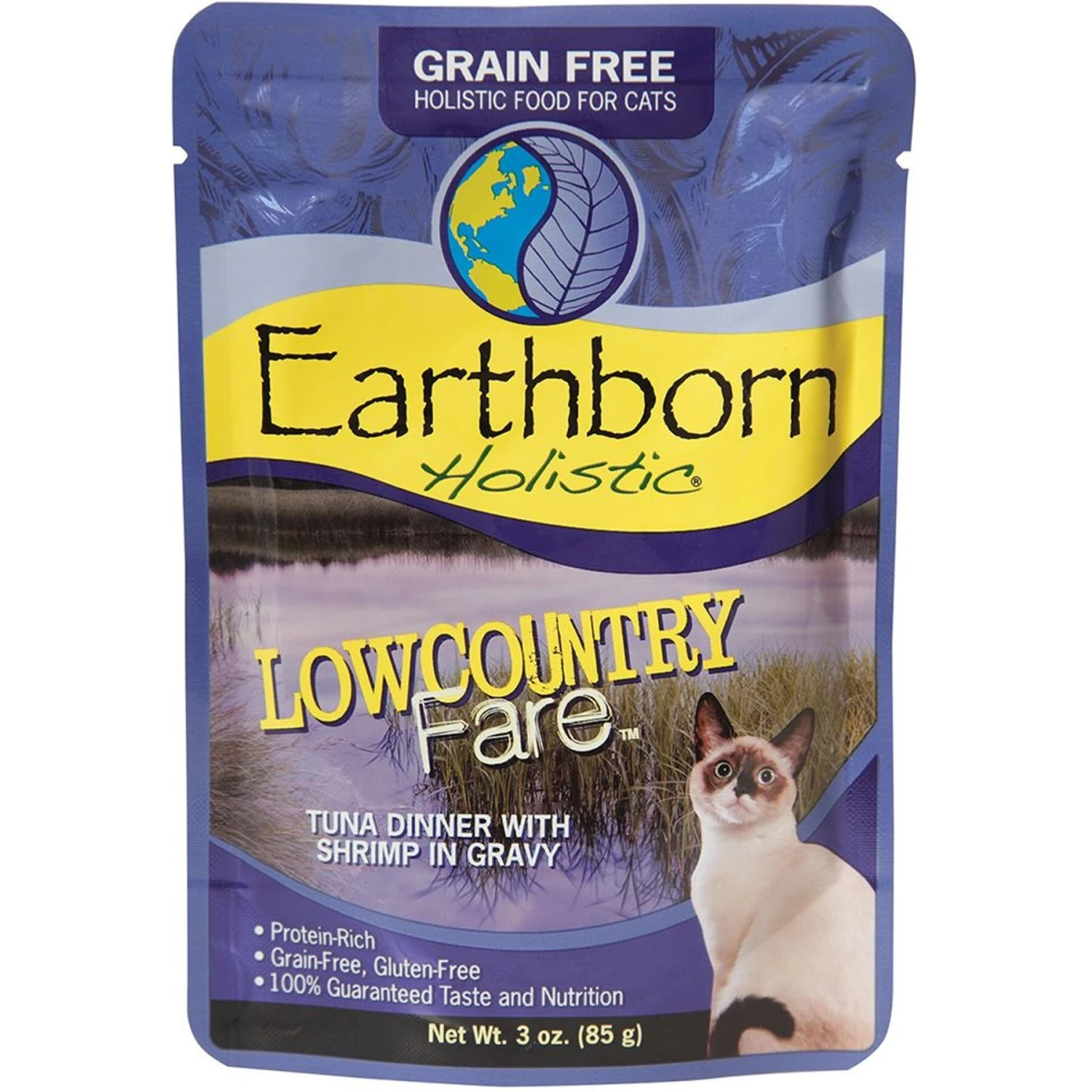 Earthborn Holistic Lowcountry Fare Tuna Dinner With Shrimp In Gravy Grain-Free Cat Food + 2 Items 4 Earthborn Holistic Lowcountry Fare Tuna Dinner With Shrimp In Gravy Grain-Free Cat Food + 2 Items - Image 2