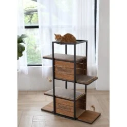 ZooVilla Country Crate Cat Tree, Brown 8 ZooVilla Country Crate Cat Tree, Brown -Almo nature Sales 823982 PT2. AC SS1800 V1683568185