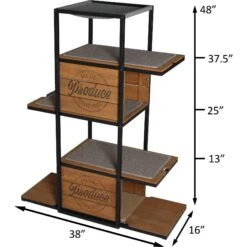 ZooVilla Country Crate Cat Tree, Brown 9 ZooVilla Country Crate Cat Tree, Brown -Almo nature Sales 823982 PT3. AC SS1800 V1683567937