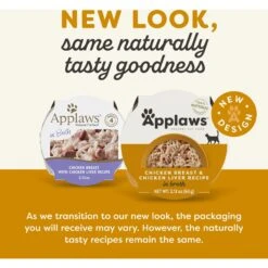 Applaws Chicken Breast With Chicken Liver In Broth Limited Ingredient Cat Food Pots, 2.12-oz Pot, Case Of 18 -Almo nature Sales 836406 PT1. AC SS1800 V1687883093