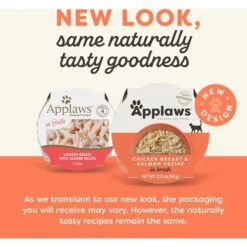 Applaws Chicken Breast With Salmon In Broth Limited Ingredient Cat Food Pots, 2.12-oz Pot, Case Of 18 -Almo nature Sales 836422 PT1. AC SS1800 V1685461156