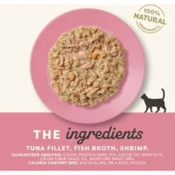Applaws Tuna With Shrimp In Broth Limited Ingredient Wet Cat Food, 5.3-oz Pouch, Case Of 12 -Almo nature Sales 836518 PT2. AC SS1800 V1685461133