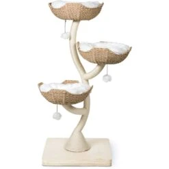 Mau Lifestyle Ivy 3, 53-in Modern Cat Tree, Natural -Almo nature Sales 842054 PT4. AC SS1800 V1682621966